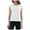White, variant on QUINDOS Womens Tank Tops Gym Beige Summer Casual Fashion Printed Loose Round Neck Sleeveless Womens Camisoles