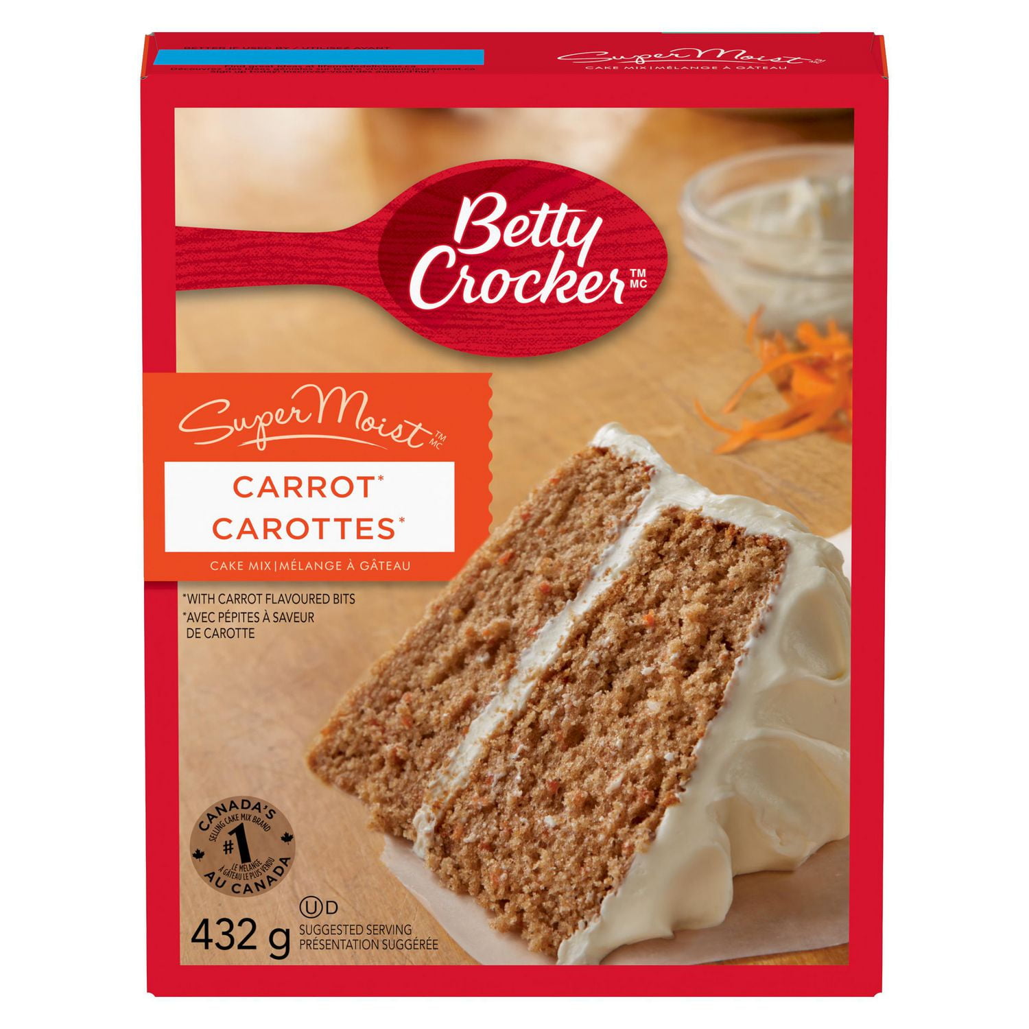 Mélange à gâteau SuperMoist Carottes de Betty Crocker