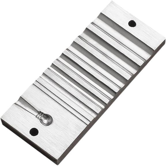 ABCISI Swage Block, Metal Forming Block Accessories, Bench Tool Metalworking Hand Tool, Iron Metal Block for Jewelry Making, for Making Bracelet Bangles Rings