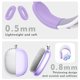 thumbnail image 2 of Aiaabq Funda Para Airpods Max Funda Antirrayas Para Almohadillas Para Los Oídos/Cubierta Para Las Orejeras/Cubierta Para La Diadema Para Airpods Max. Tpu Suave Transparente Y Piel De Silicona A Prueba, 2 of 5
