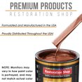 thumbnail image 3 of Saddle Brown Firemist 1 Quart URETHANE BASECOAT Car Auto Body Paint, 3 of 5