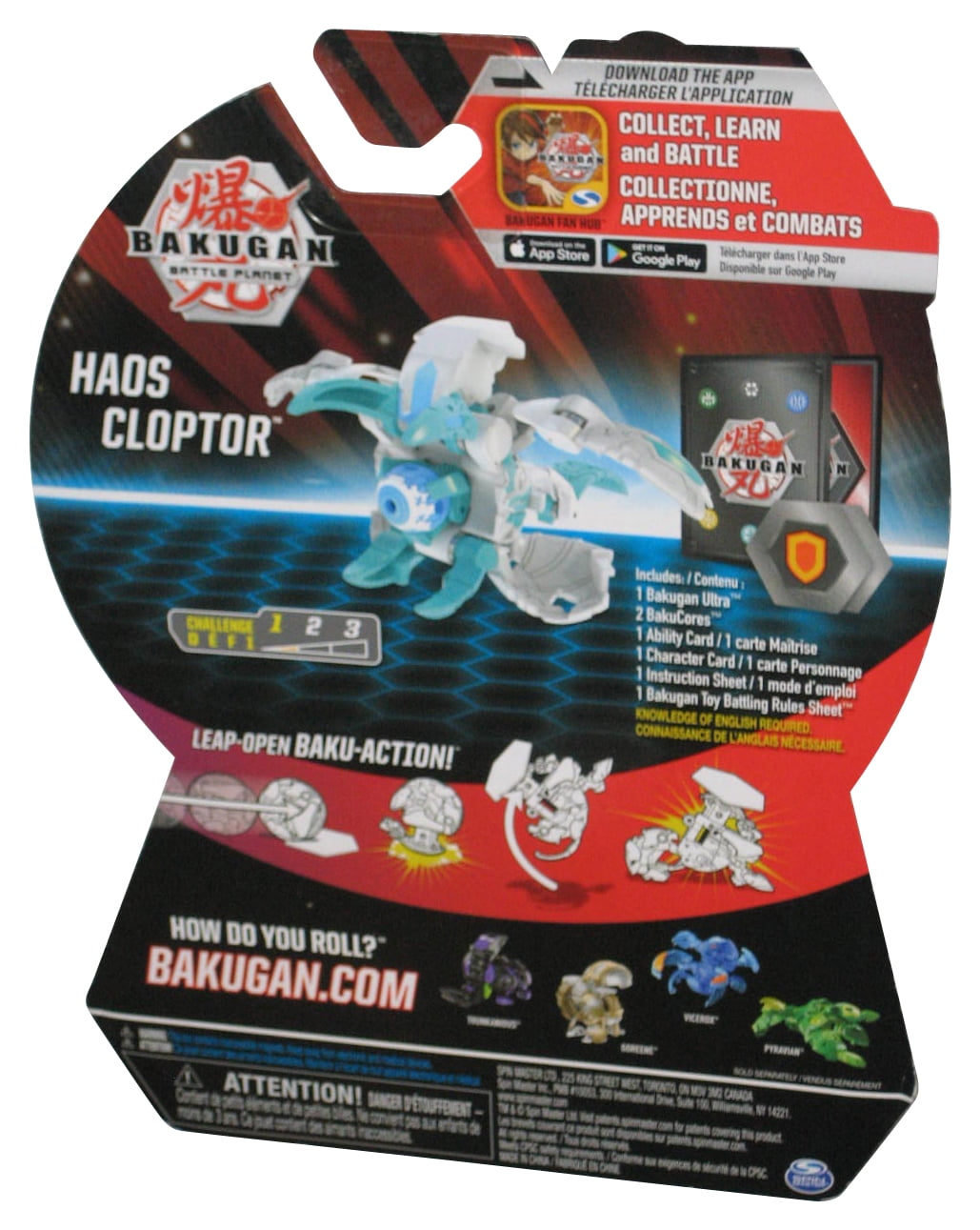 Bakugan Battle Planet Ultra Haos Cloptor