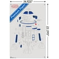 thumbnail image 3 of Star Wars: The Last Jedi - R2 Blowout Wall Poster with Push Pins, 14.725" x 22.375", 3 of 3