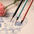 thumbnail image 2 of 3Pcs Fine Tip Paint Brushes for Chinese Painting and Watercolor Art with Assorted Colors, 2 of 7