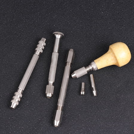 UPKOCH 4Pcs Double Heads Drills Tool with Assorted Colors for Plastic Wood Beads