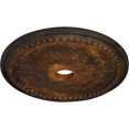 thumbnail image 3 of Ekena Millwork 27 1/2"OD x 4"ID x 1 1/2"P Winsor Ceiling Medallion (Fits Canopies up to 4"), Hand-Painted Rust, 3 of 5