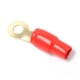 thumbnail image 4 of 6 PCS Conectores De Crimpado De Termorretráctil Rojo + Negro, Terminales Eléctricos Impermeables De Calibre 1/0 - AWG Aislado Para Automotriz, Cola 0 AWG Ring Connector Terminal, 4 of 8