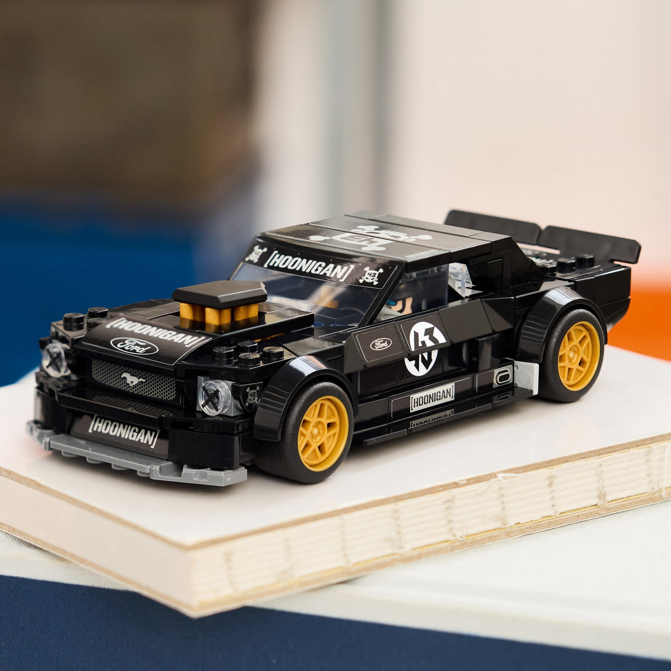 LEGO Speed Champions Ken Block's '65 Ford Mustang Hoonicorn V1 - Building Set for Boys & Girls, Ages 9+ - Mustang Toy Car for Play or Display - Gift for Birthdays - 77262