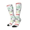 thumbnail image 2 of Balery Stamp Set Collection Fun Novelty Socks Men'S Women'S Crew Socks Funny Crazy Novelty Socks Quirky And Cool Socks, 2 of 9