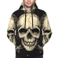 thumbnail image 4 of KLL Gothic Winged Skull Print Mens Hoodie Long Sleeve Casual Pullover Hooded Sweatshirt Fashion Drawstring Hoodies with Pocket-XX-Large, 4 of 6