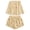 Yellow, variant on Womens 2 Piece Outfits Short Sets Strapless Summer Polka Dot Shorts Casual Loose Fit Tank Top Vacation Shorts Matching Sets Yellow L