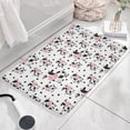 thumbnail image 3 of White Cow Family Spot Pattern Flannel Non Slip Door Rugs,Washable Door Mats Indoor,Decorative Door Mats,Dirt-Resistant and Absorbent Doormat for Entrance,Bedroom,Kitchen,Bathroom,23.5x16in(60x40cm), 3 of 5