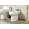 thumbnail image 2 of Kingston Brass KB322PL Victorian Three-Handle Bidet Faucet, Polished Brass, 2 of 5