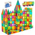 thumbnail image 1 of Juego de azulejos magnéticos para construcción Anbalulu, 134 piezas, para niños mayores de 3 años, 1 of 4