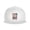 White, variant on Snapback Hat America Made Lineman Flat Brim Adjustable Baseball Cap for Men Women Trucker Hat Black