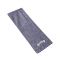 thumbnail image 2 of Sports Towel - Double Pack, 12"x51", Dark Gray, 100% Cotton - Certified, Very Absorbent and Quick-Drying, for Fitness, Gym and Yoga, 2 of 6
