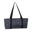 thumbnail image 2 of Mah Jongg Direct Blue & Silver MJ Designer Logo Soft Replacement Case, includes two matching wraps and a bonus bag, (Replacement Soft Case Only - tiles, trays, racks and pushers not included), 2 of 4