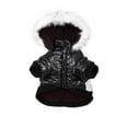 thumbnail image 5 of Pet Life ® Fashion Striped 3M Insulated Ultra-Plush Pet Dog Parka Coat w/ Removable Hood, 5 of 6