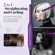 thumbnail image 3 of Plancha de pelo Manelix de 0,3 pulgadas, diseño superfino, para cabello corto, 2 en 1, con doble voltaje, PTC y cerámica., 3 of 5