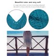 thumbnail image 3 of Swimsuit Cover Up for Women Crochet Sleeveless Tunic V Neck Bikini Beachwear Sheer Bathing Suit Coverups Alsol Lamesa, 3 of 6
