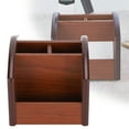 thumbnail image 2 of Portalápices Con Rotación De 360 ​​grados, Portalápices, Portalápices De Madera, Para Oficina Y Hogar Fyydes Business Card Storage Box, 2 of 8