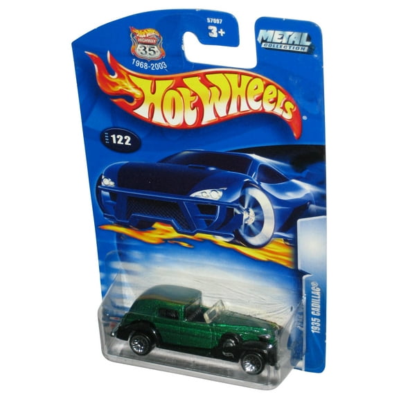 Hot Wheels 1935 Cadillac (2003) Green Collector Toy Car #122
