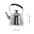 thumbnail image 2 of Whistling Stovetop Tea Kettle de acero inoxidable Coffee Coffee Pother Baornilla de agua Whistling Whistle, 2 of 4