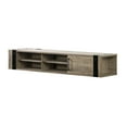 thumbnail image 2 of South Shore Munich 68" Wall Mounted Media Console -Weathered Oak, 2 of 15