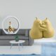 thumbnail image 2 of Estatua de niña,Estatuas de mujeres y niñas,figuritas decorativas elegantes,sujetalibros decorativos,Sujetalibros decorativos para oficina,hogar,libros, 2 of 8