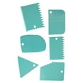 thumbnail image 1 of Mistaha 6 Pcs/Set Cake Scraper Edge Decorating Cutters Set Comb & Icing Smoother for Bread Dough Fondant Tool, 1 of 8