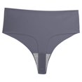 thumbnail image 1 of Tanga de mujer sexy, transpirable, sin costuras, de cintura alta, a la moda, sin costuras, deportiva, de secado rápido, transpirable para mujer, 1 of 6