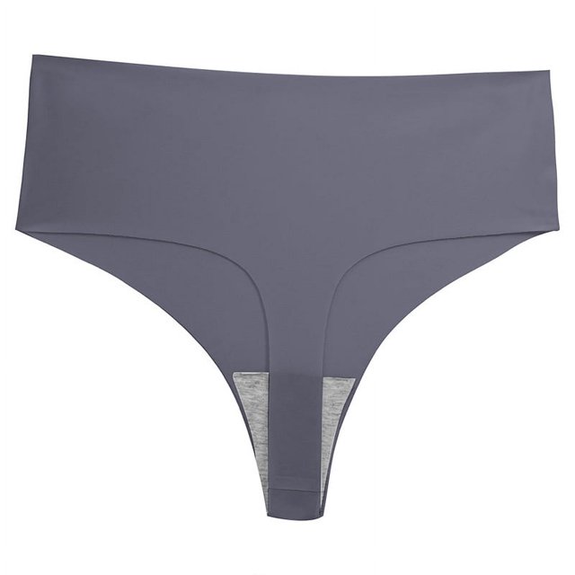 Tanga de mujer sexy, transpirable, sin costuras, de cintura alta, a la moda, sin costuras, deportiva, de secado rápido, transpirable para mujer
