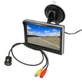 thumbnail image 4 of Backup Camera Monitor Kit, Backup Camera System Kit 5in Rearview Monitor V1 V2 Video Input High Definition 12-24V for Vehicles, 4 of 7