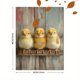 thumbnail image 3 of Qisvanset Framed Canvas Wall Art 12x16 Inch Fluffy Yellow Chick Spring Easter Farmhouse Art, 3 of 5
