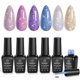 thumbnail image 1 of Kit de esmaltes de uñas Beetles Reflective Glitter, 6 colores, 7,5 ml, 1 of 9