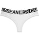 thumbnail image 2 of Malla sin fisuras de la tanga hueca sin fisuras hueco impreso de la ropa interior de la cintura baja mini transpirable g-string yoga bragas calzoncillos para fiesta blanco XL Vogacara AP004233-03, 2 of 7