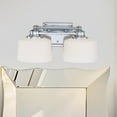 thumbnail image 2 of Nuvo 60-4582 - Soho - 2 Light Vanity Fixture w/ Satin White Glass, 2 of 6