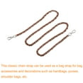 thumbnail image 3 of Uxcell Purse Chain Strap, 55" Purse Strap Shoulder Bag Replacement Strap, Brown&Silver, 3 of 6