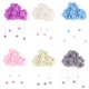 thumbnail image 2 of Rattles INS Nordic Kids Room Soft Decoration Multi-color Wool Ball String Ornaments Photography Props Crib Mobile Baby Toys heqiyong toy, 2 of 2