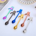 thumbnail image 3 of Coofit Coffee Spoon Stainless Steel Hanging Cat Design Espresso Spoon Dessert Spoon, 3 of 6