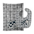thumbnail image 2 of Cow Baby Bib and Burp Cloth, 2 of 2