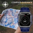 thumbnail image 2 of Cyberdyer Military Smart Watch Bluetooth 1.95 mm Black Zinc Alloy Case with Black Silicone Band, 2 of 9