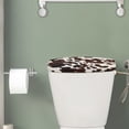 thumbnail image 2 of Renewold Cow Printed Toilet Tank Lid Cover Stains and Dust Resistant Toilet Top Cover with Elastic Edge Fit Most Toilets Tanks Bathroom Decor, 2 of 6