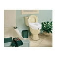 thumbnail image 2 of Carex E-Z Lock Raised Toilet Seat, Adds 5 inches of Height, 300 lb Weight Capacity, 2 Pack, 2 of 2