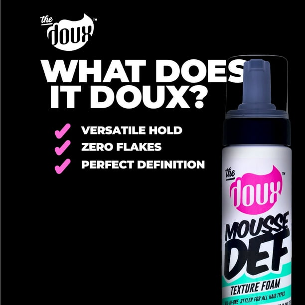 The Doux Mousse Def Texture Foam Travel/Trial Size 3.4 oz., Curly