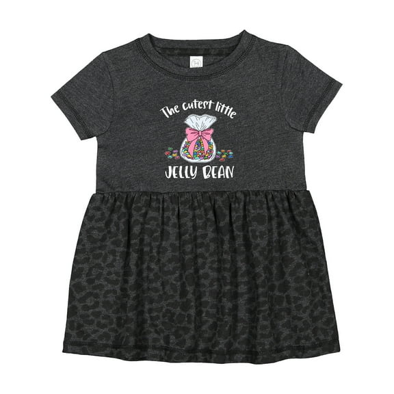 Inktastic The Cutest Little Jelly Bean Girls Baby Dress