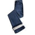 thumbnail image 5 of EHQJNJ Jeans Flannel Lined Jeans Womens High Waist Slim Stretch Jeans Simple and Exquisite Design, 5 of 9