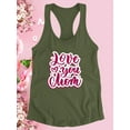 thumbnail image 3 of Love You Mom Wine Purple Racerback Tank Women -Image by Shutterstock, Female x-Small, 3 of 4