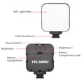 thumbnail image 2 of Lámpara fotográfica LED01 Mini LED Luz de video Fotografía Lámpara de relleno 6500K Regulable 5W con adaptador de montaje en zapata fría para cámara Tomshoo  Lámpara de fotografía, 2 of 7