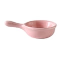 thumbnail image 2 of EeaseMX Platos de cerámica para salsa de 40 ml, mini plato para condimentos, cuencos para mojar comida, platos creativos para aperitivos con asa (rosa), 2 of 8